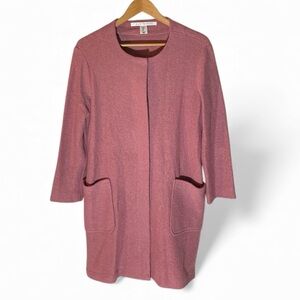 G2- Max Studio Medium Med M Rose Zip Front Coat